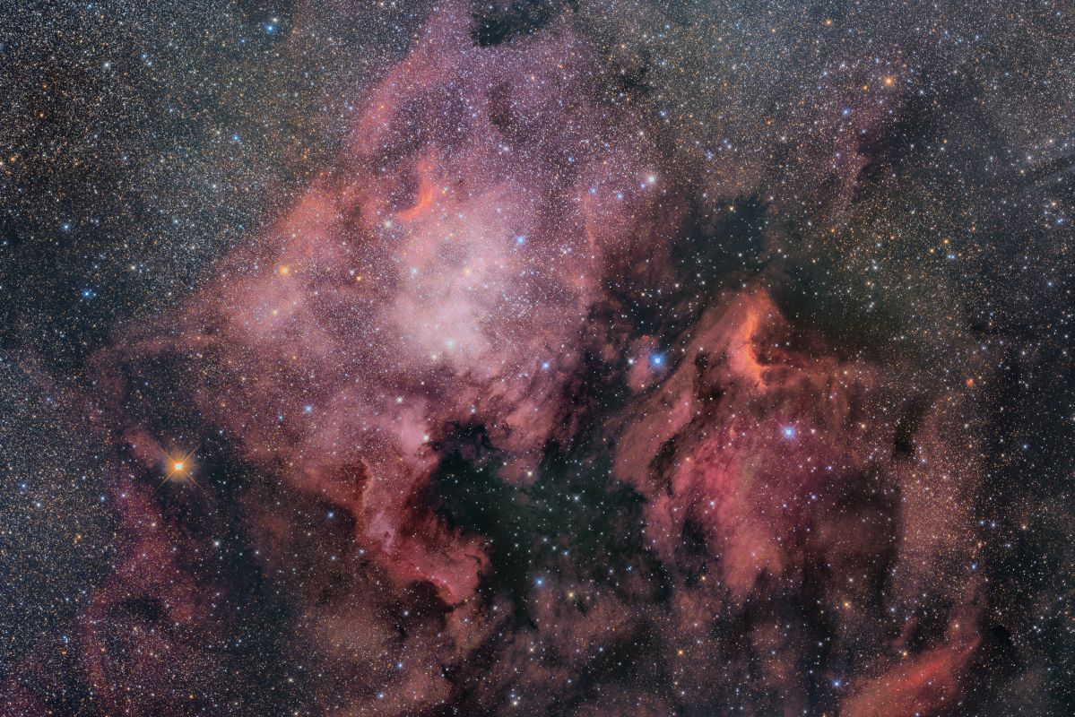 北アメリカ星雲．ペリカン星雲 / NGC7000.IC5070
